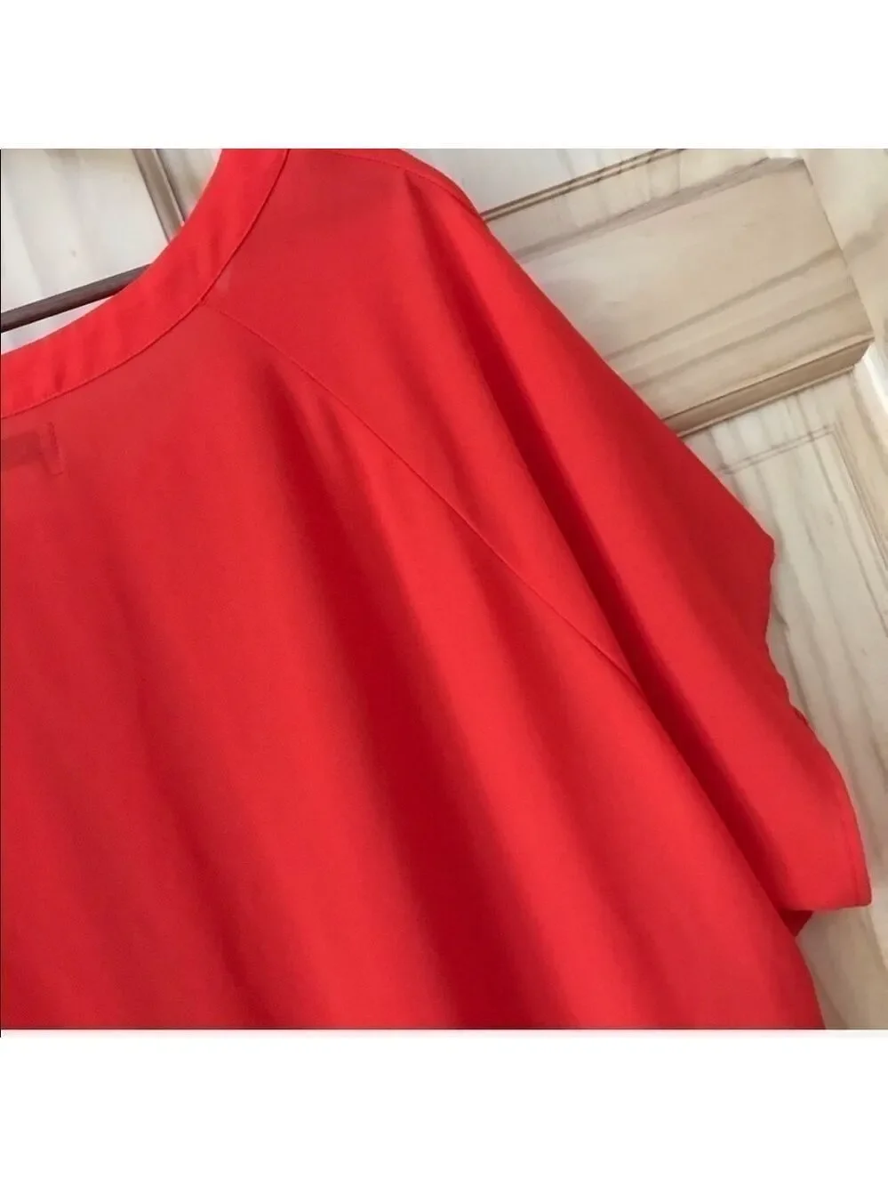 Worthington woman pleated neck blouse plus size 2X